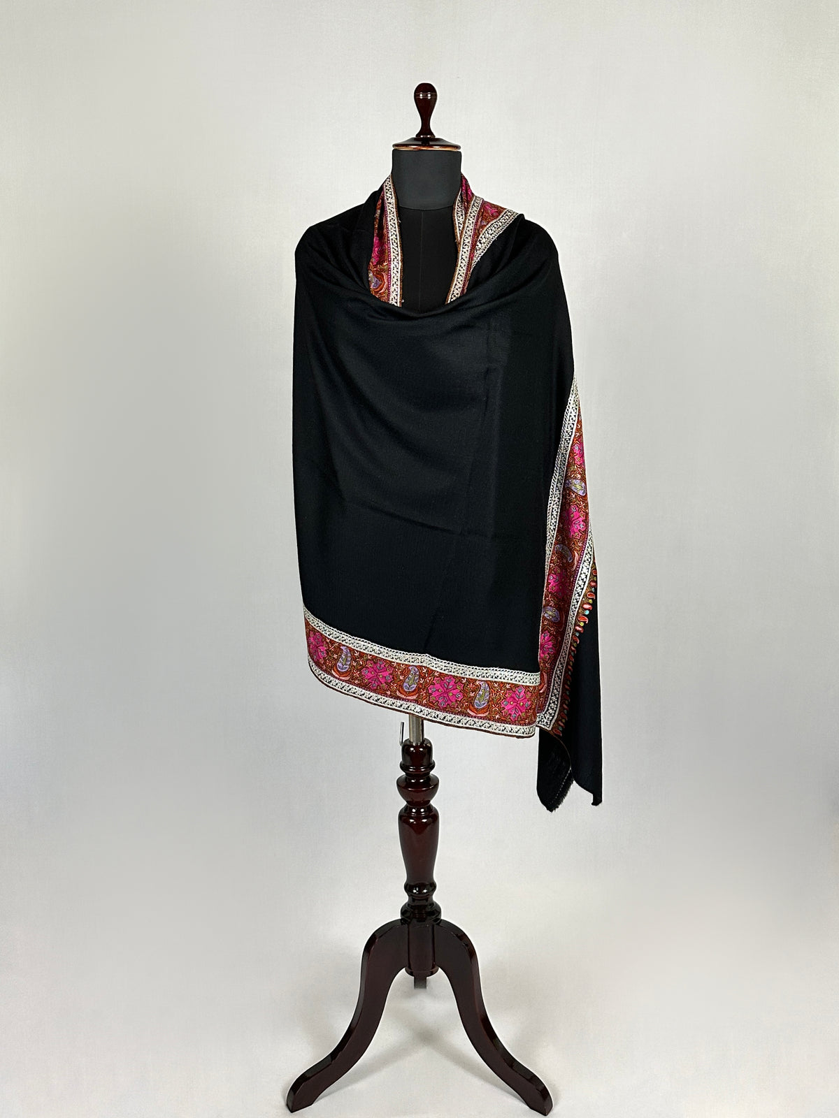 Pashmina Handloom Paper Mache'-Tilla Shawl