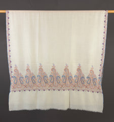 Pashmina Women's Handloom Sozni Shawl