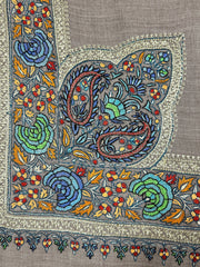 Pashmina Handloom Paper Mache'-Tilla Shawl