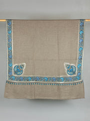 Pashmina Handloom Paper Mache'-Tilla Shawl