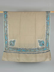 Pashmina Handloom Paper Mache'-Tilla Shawl