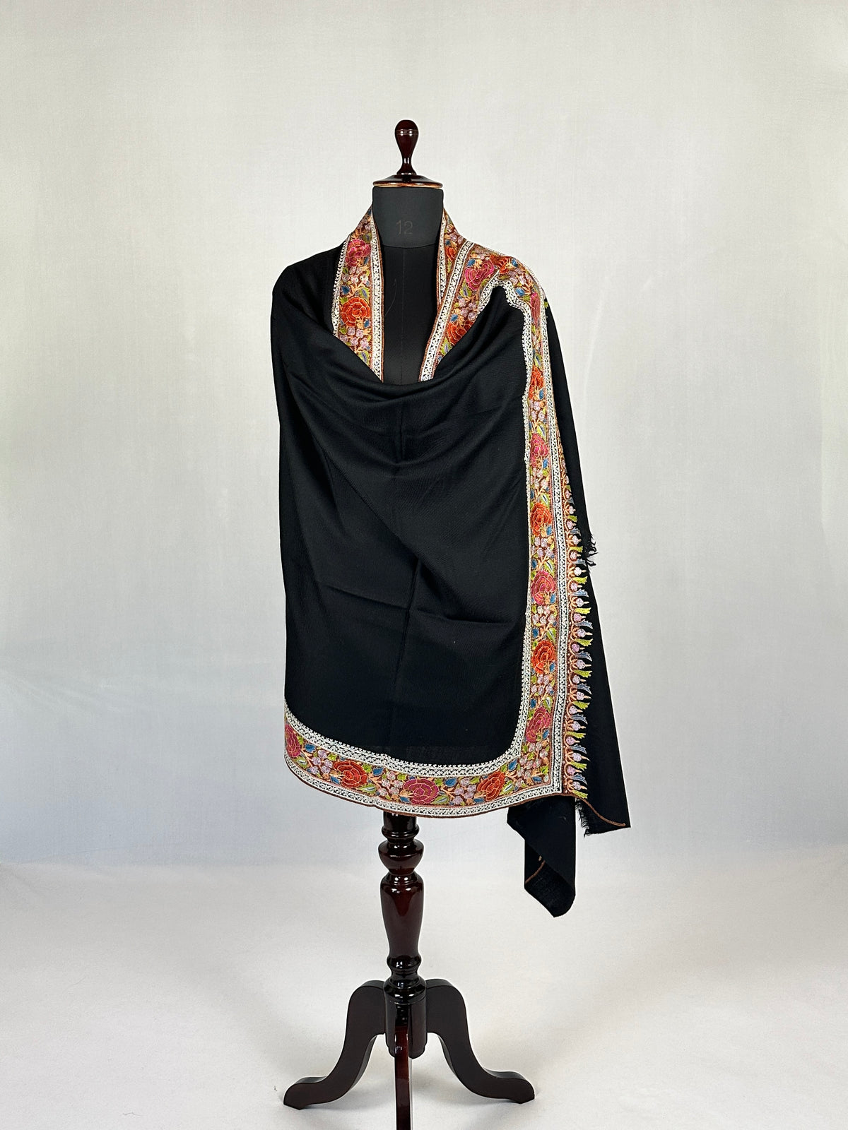 Pashmina Handloom Paper Mache'-Tilla Shawl