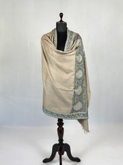 Pashmina Handloom Paper Mache'-Tilla Shawl