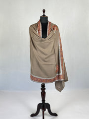 Pashmina Handloom Sozni-Tilla Shawl