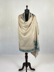 Pashmina Handloom Paper Mache'-Tilla Shawl