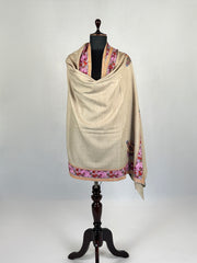Pashmina Handloom Paper Mache'-Tilla Shawl