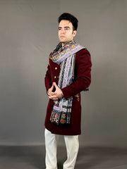 Pashmina Unisex Handloom Kalamkari Shawl