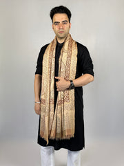 Pashmina Unisex Handloom Kalamkari Shawl