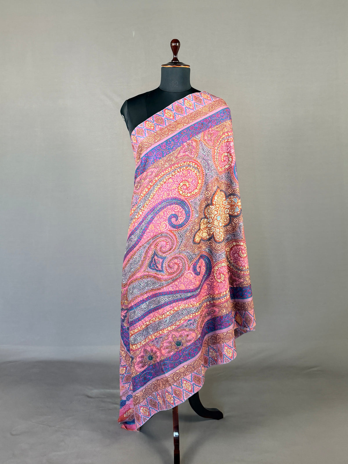 Pashmina Handloom Kashmiri Kalamkari Shawl