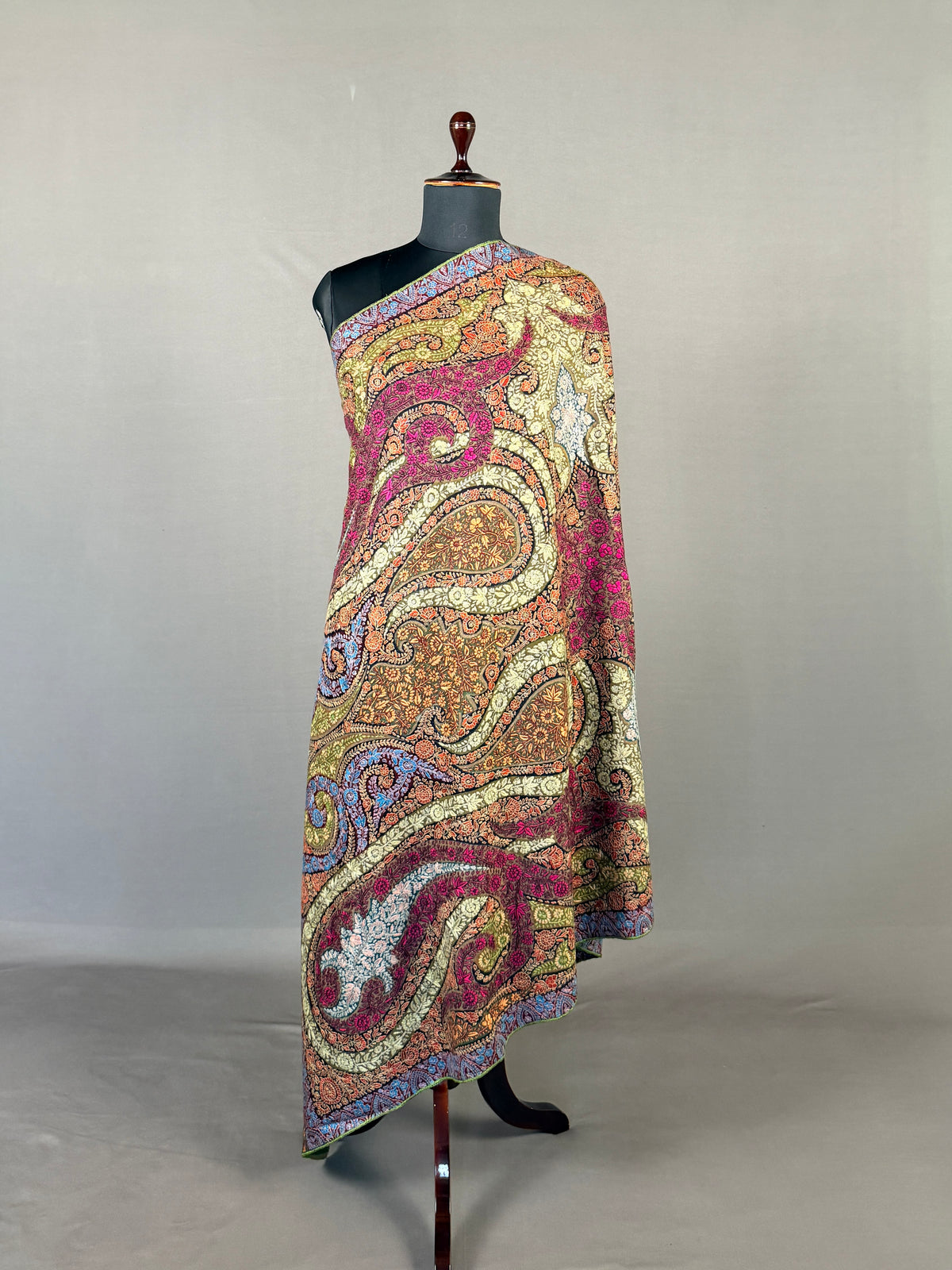 Pashmina Handloom Kashmiri Kalamkari Shawl