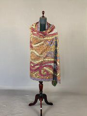 Pashmina Handloom Kashmiri Kalamkari Shawl