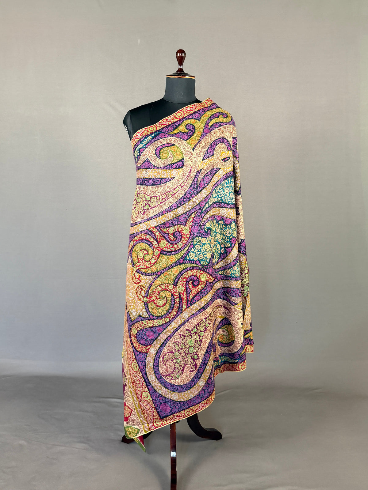 Pashmina Handloom Kashmiri Kalamkari Shawl