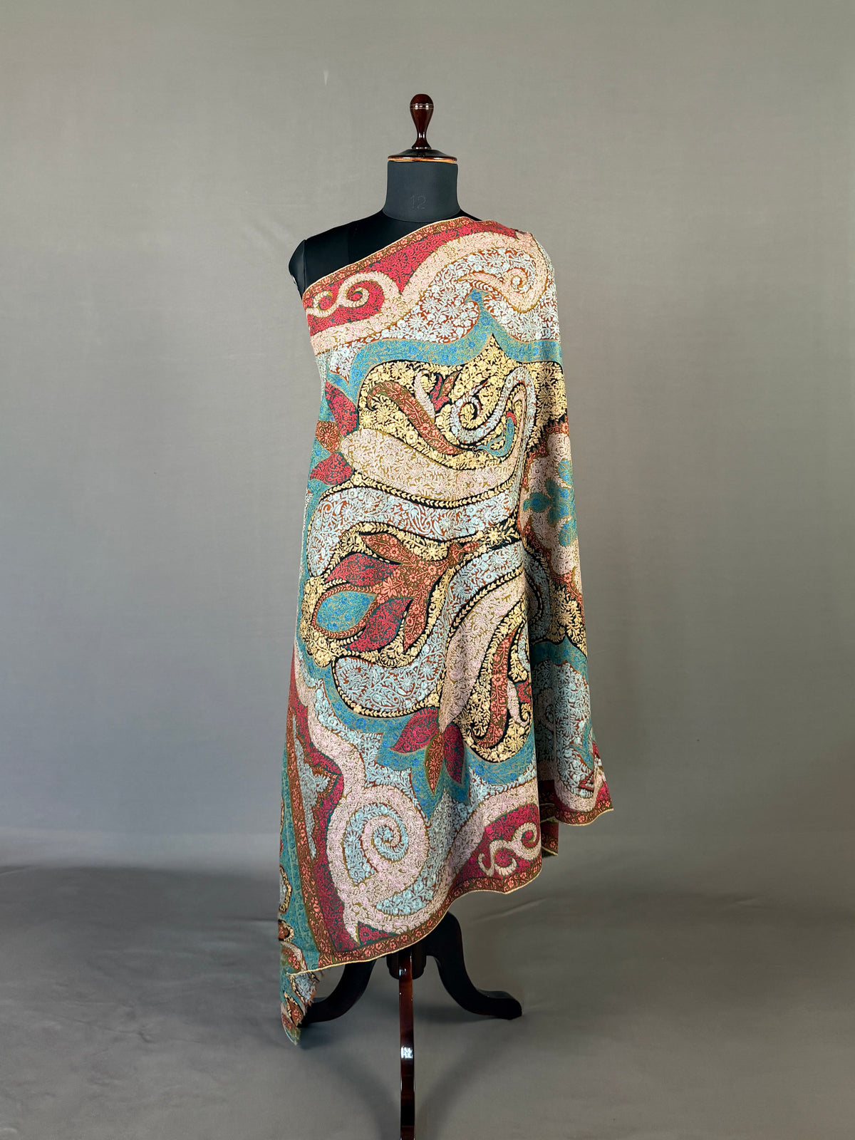 Pashmina Handloom Kashmiri Kalamkari Shawl