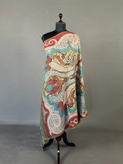 Pashmina Handloom Kashmiri Kalamkari Shawl