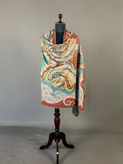 Pashmina Handloom Kashmiri Kalamkari Shawl