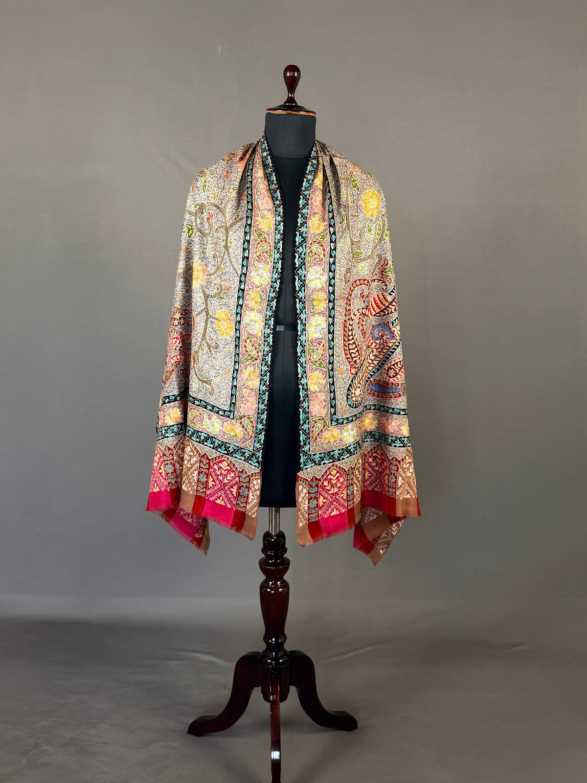 Pashmina Women's Handloom Kalamkari Stole