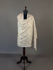Pashmina Handloom Paper Mache'-Tilla Shawl
