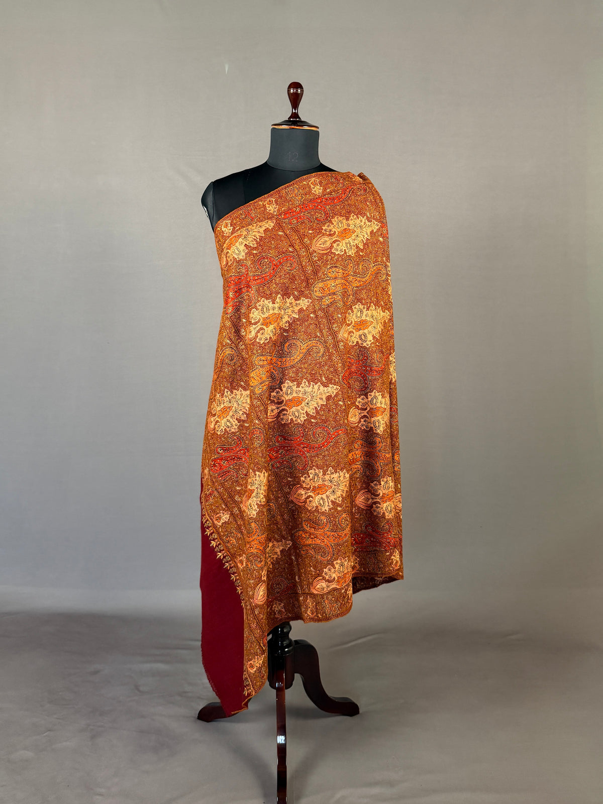 Pashmina Women's Handloom Sozni Shawl