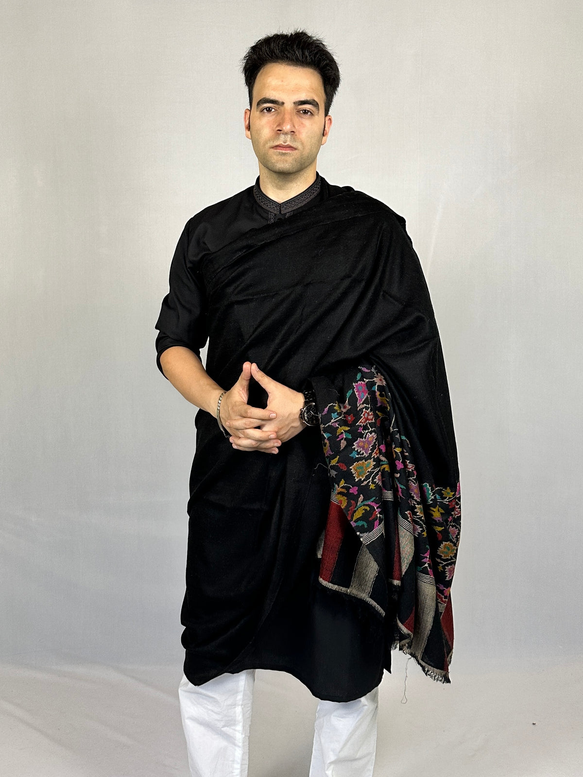 Pashmina Men's Handloom Kani Shawl