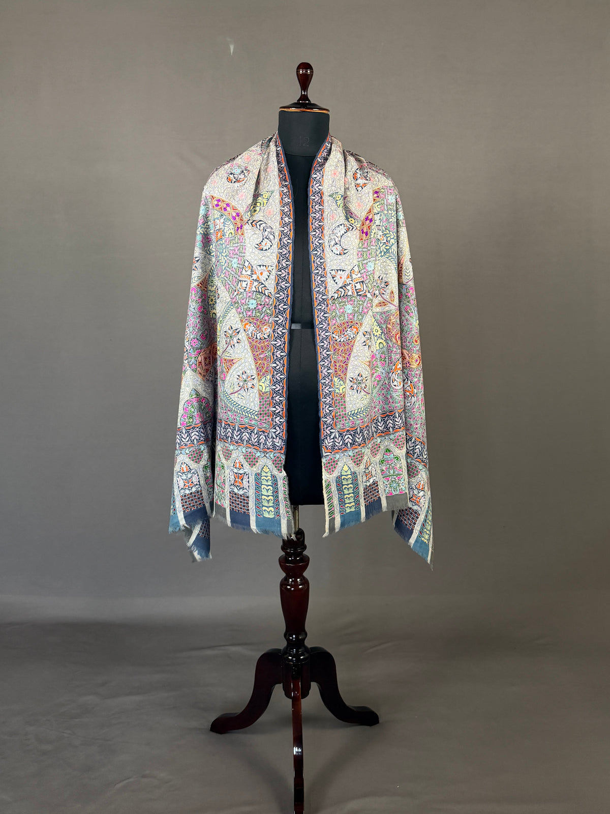 Pashmina Women's Handloom Kalamkari Stole