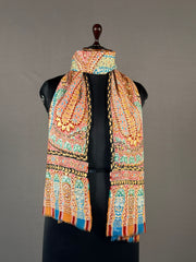 Pashmina Women's Handloom Kalamkari Stole