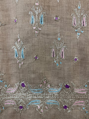 Pashmina Handloom Paper Mache'-Tilla Shawl