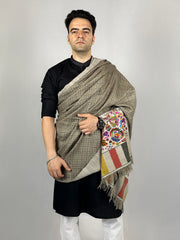 Pashmina Men's Handloom Kani Shawl