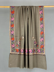 Pashmina Handloom Paper Mache'-Tilla Shawl