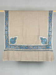 Pashmina Handloom Paper Mache'-Tilla Shawl
