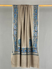 Pashmina Handloom Paper Mache'-Tilla Shawl