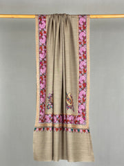 Pashmina Handloom Paper Mache'-Tilla Shawl