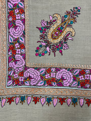 Pashmina Handloom Paper Mache'-Tilla Shawl