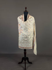 Pashmina Handloom Paper Mache'-Tilla Shawl