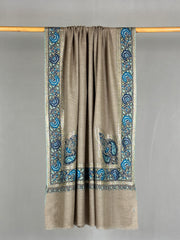 Pashmina Handloom Paper Mache'-Tilla Shawl