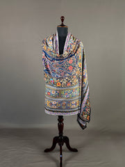 Pashmina Unisex Handloom Kalamkari Shawl