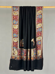 Pashmina Handloom Paper Mache'-Tilla Shawl