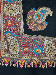 Pashmina Handloom Paper Mache'-Tilla Shawl