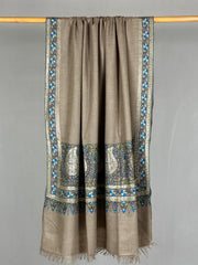Pashmina Handloom Paper Mache'-Tilla Shawl
