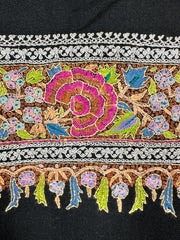 Pashmina Handloom Paper Mache'-Tilla Shawl