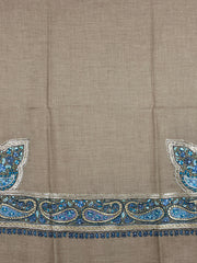 Pashmina Handloom Paper Mache'-Tilla Shawl