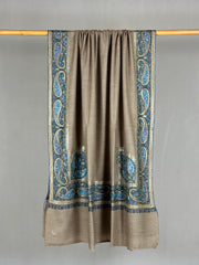 Pashmina Handloom Paper Mache'-Tilla Shawl