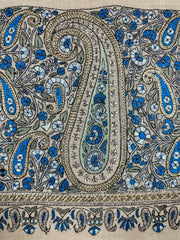 Pashmina Handloom Paper Mache'-Tilla Shawl