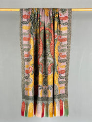 Pashmina Handloom Kashmiri Kalamkari Shawl