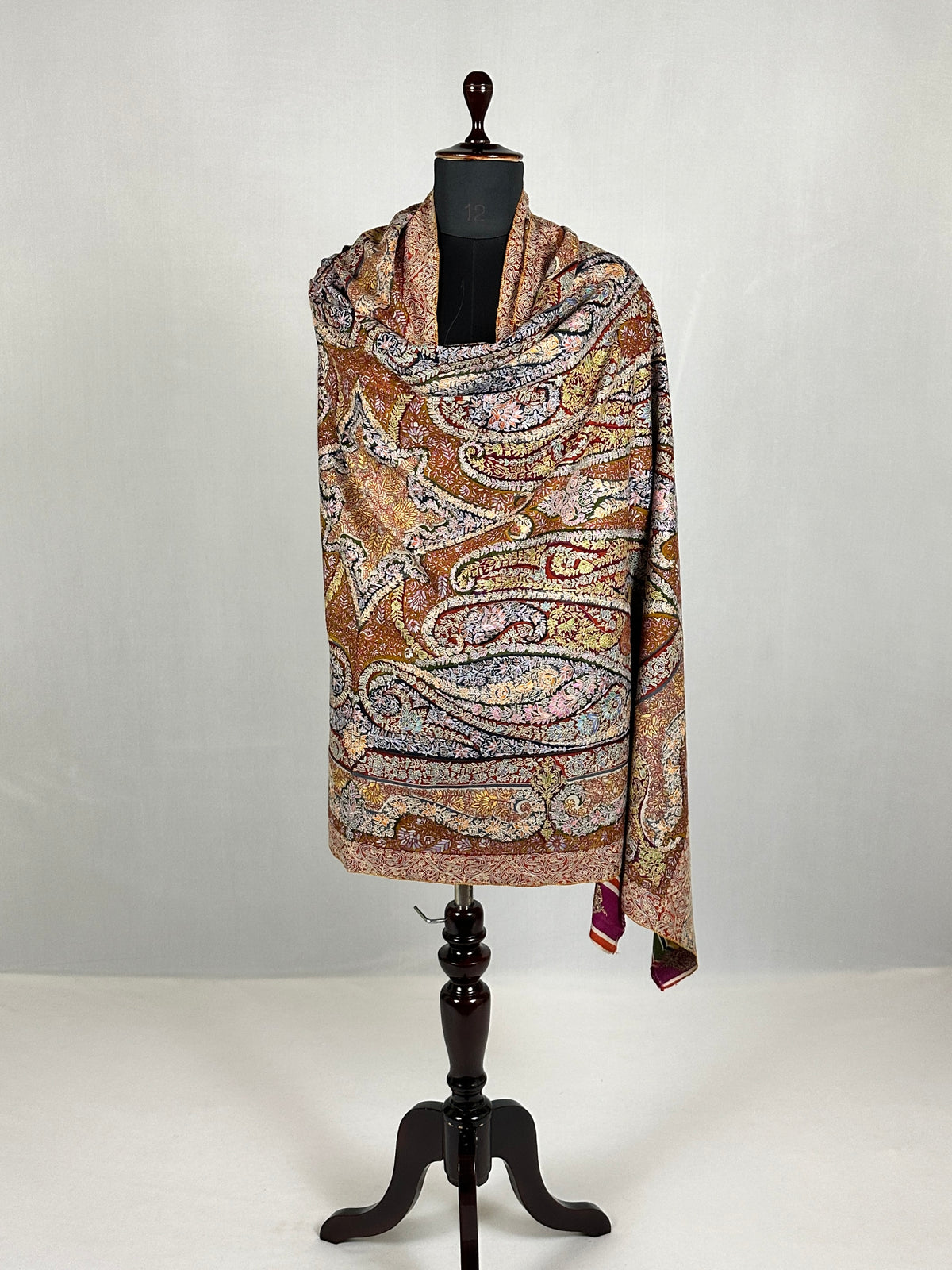 Pashmina Handloom Kashmiri Kalamkari Shawl