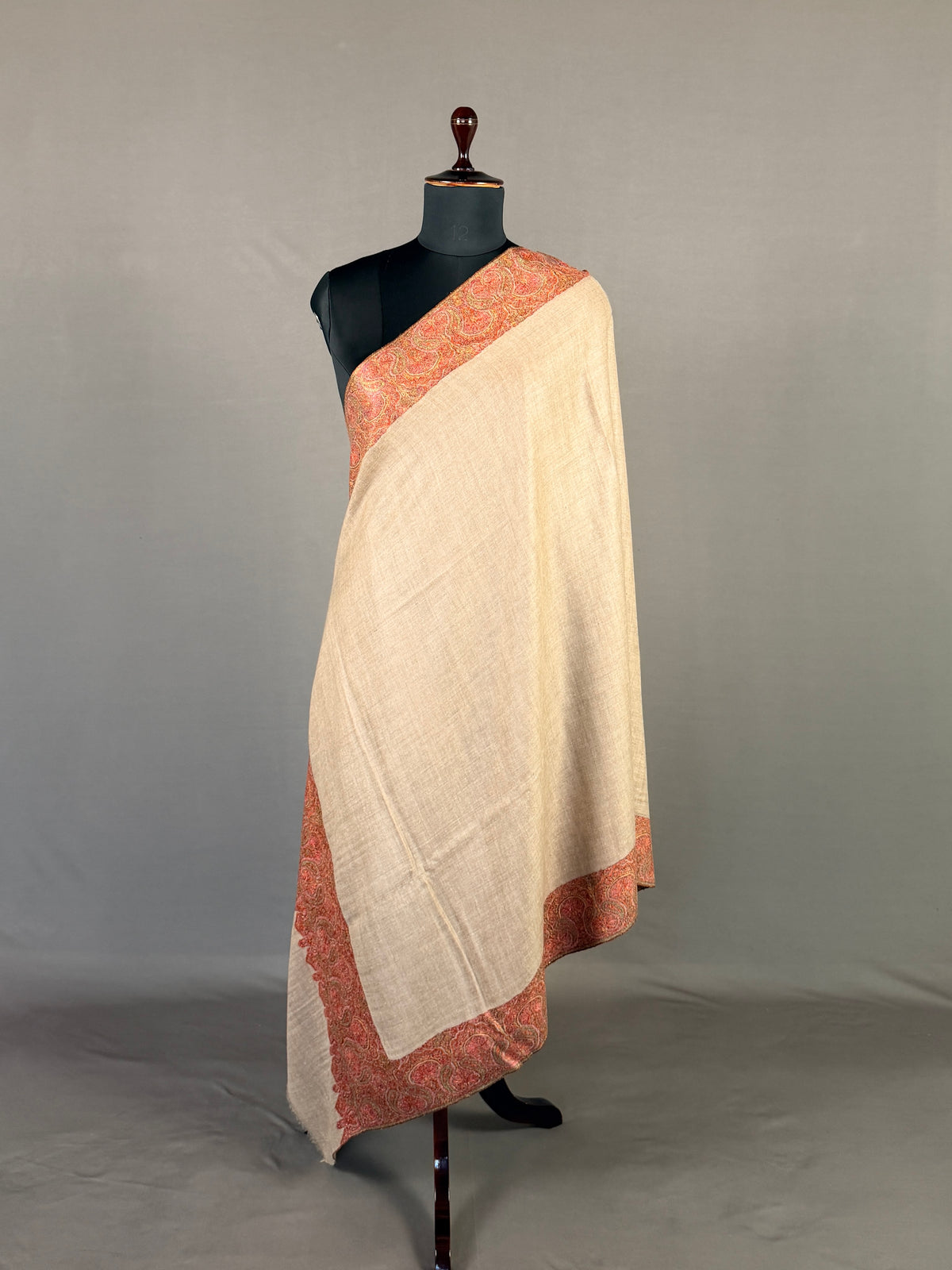 Pashmina Women's Handloom Sozni Shawl