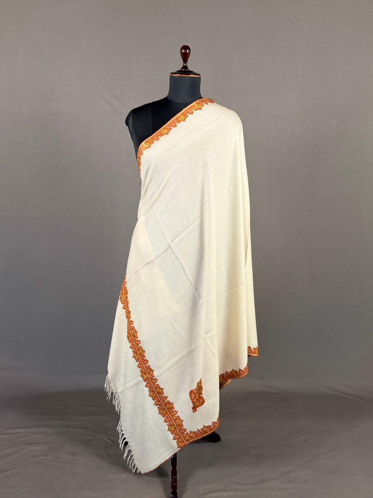 Pashmina Women's Handloom Sozni Shawl