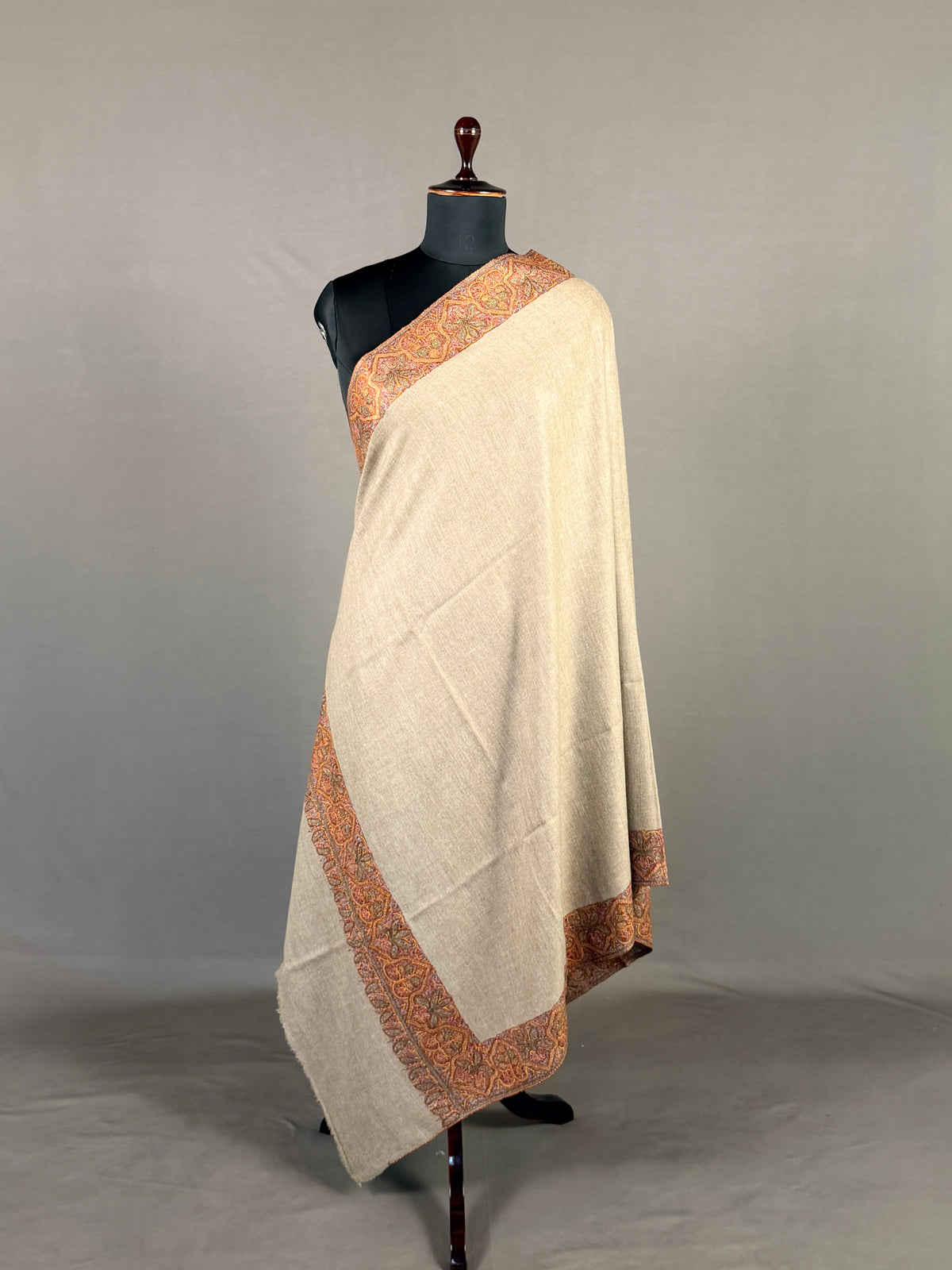 Pashmina Women's Handloom Sozni Shawl
