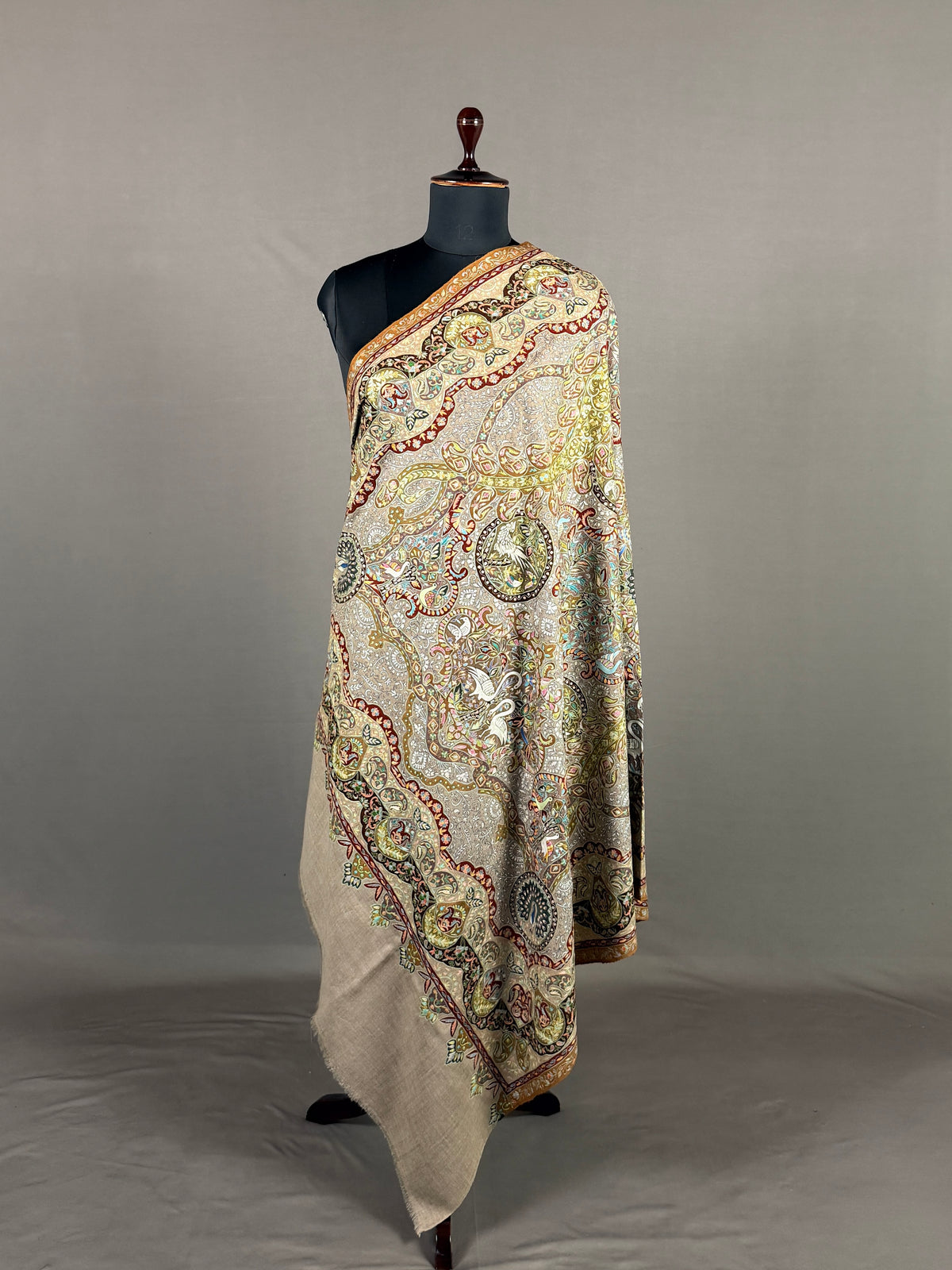 Pashmina Handloom Kalamkari Shawl