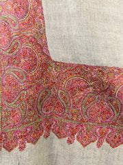 Pashmina Women's Handloom Sozni Shawl