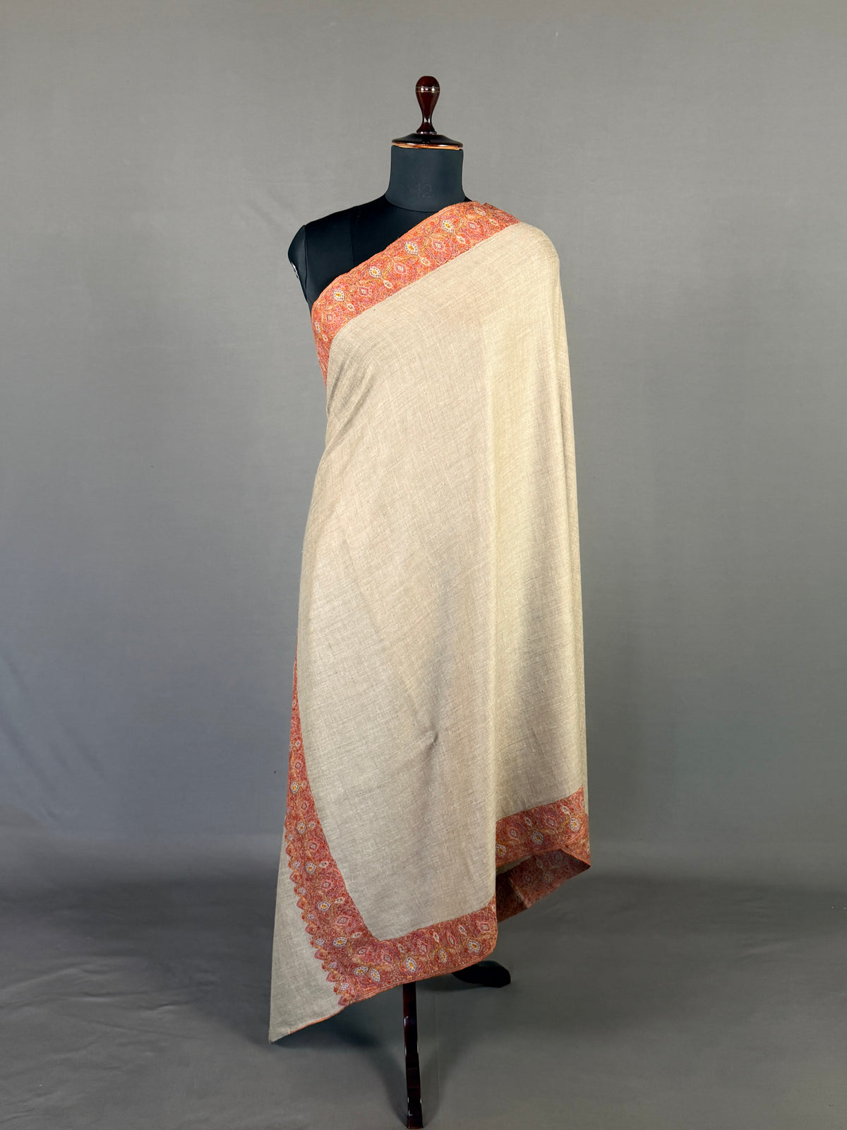Pashmina Women's Handloom Sozni Shawl